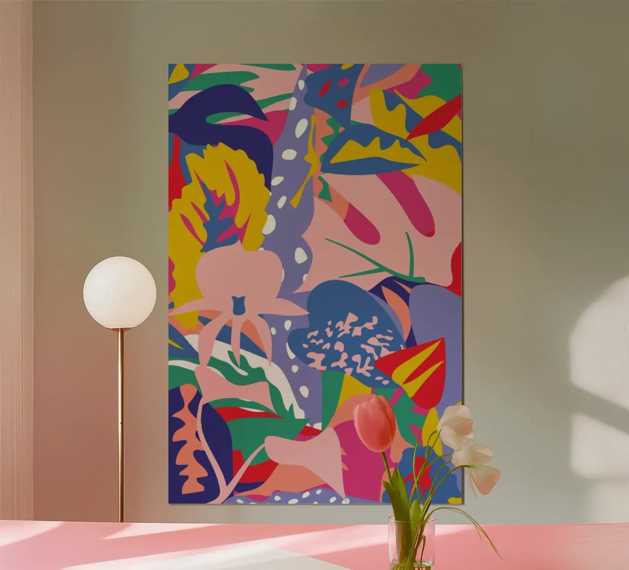 Wild Bloom poster con telaio in alluminio da Mariery Young