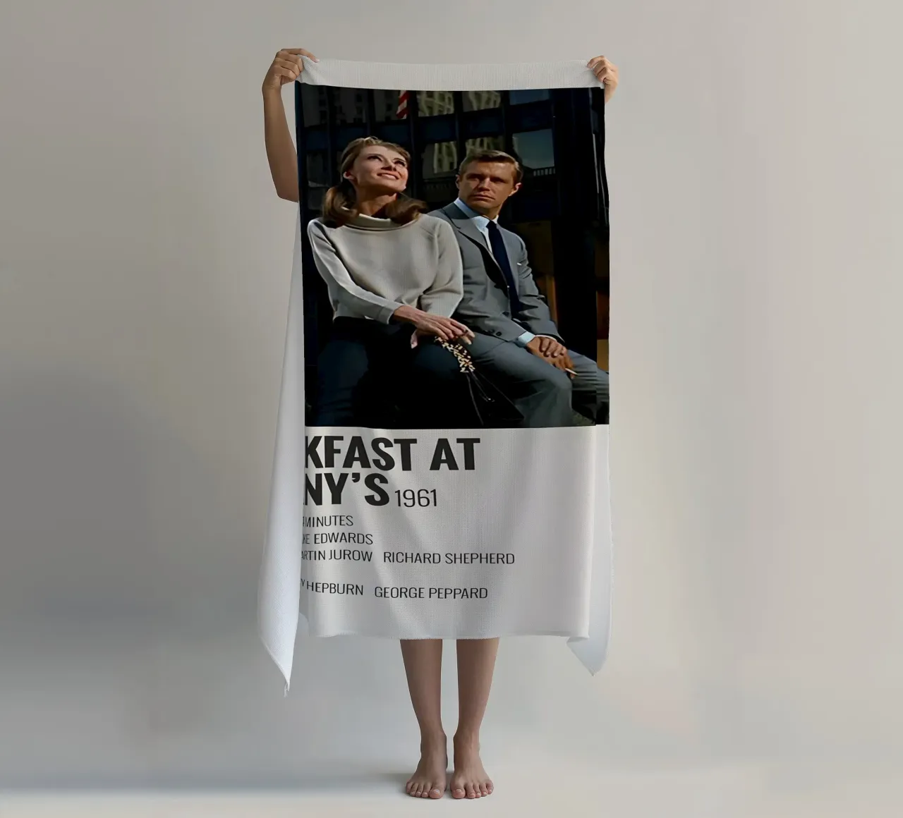 BREAKFAST AT TIFFANY'S 1961 telo mare da MVFminimalist