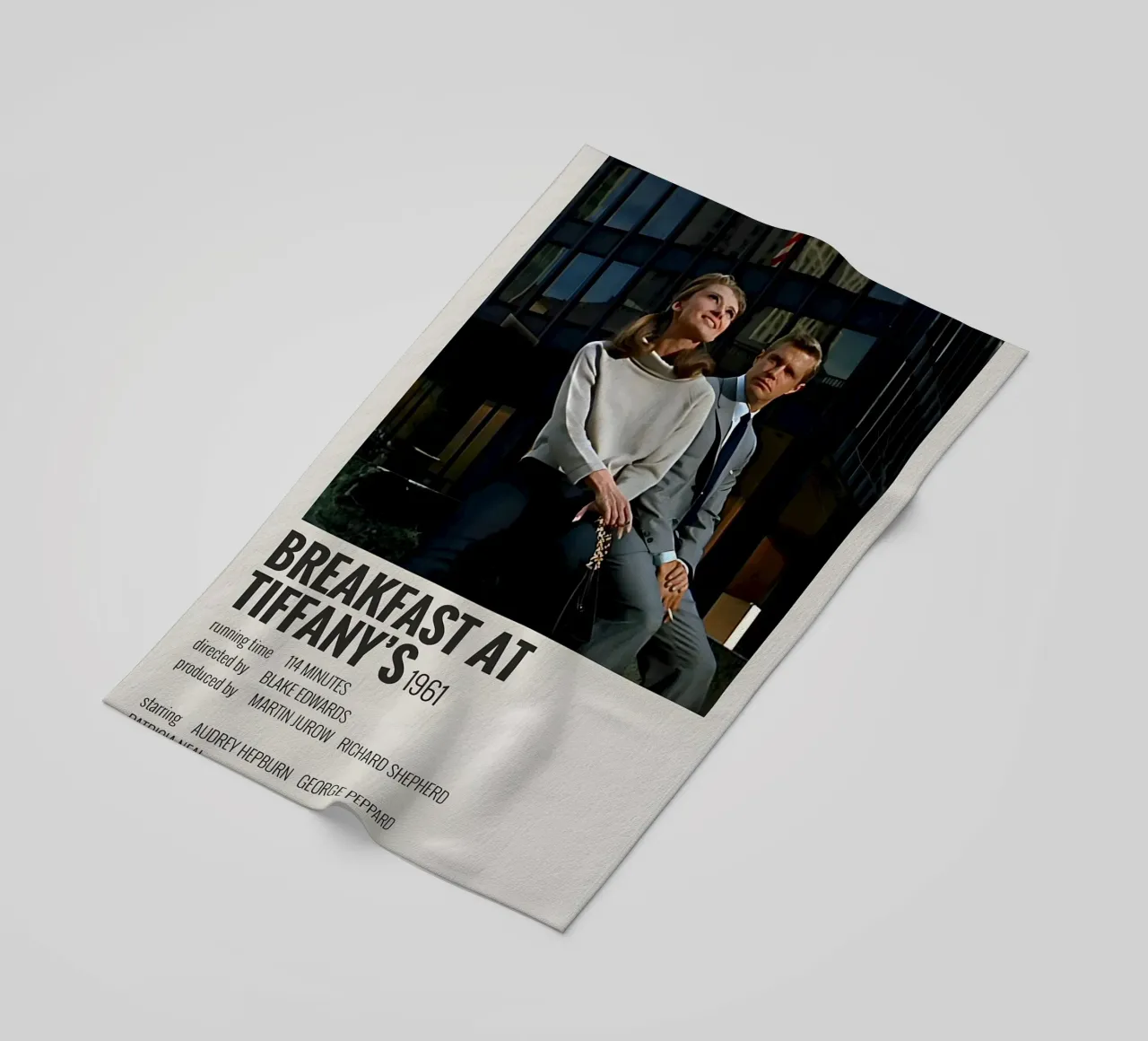 BREAKFAST AT TIFFANY'S 1961 telo mare da MVFminimalist