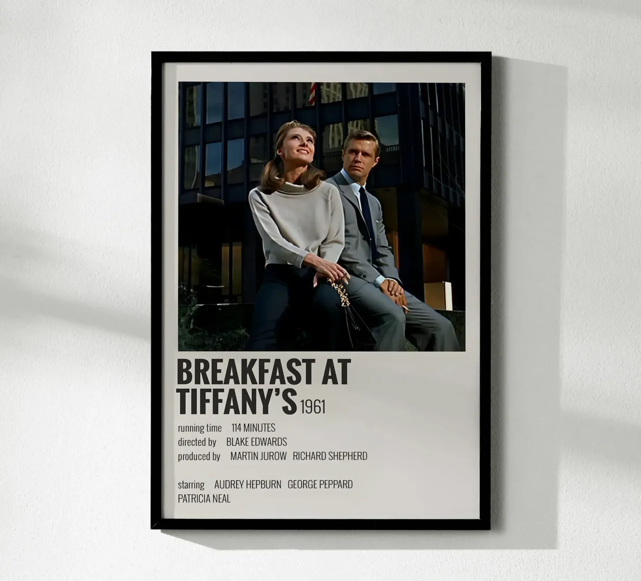BREAKFAST AT TIFFANY'S 1961 carta hahnemühle da MVFminimalist