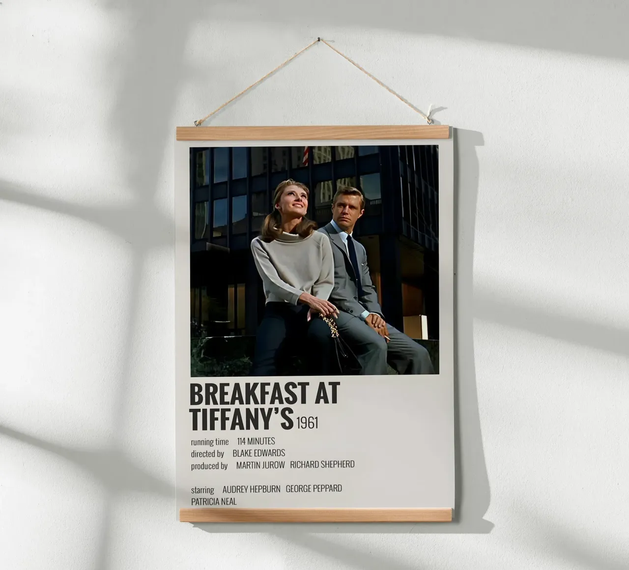 BREAKFAST AT TIFFANY'S 1961 carta hahnemühle da MVFminimalist
