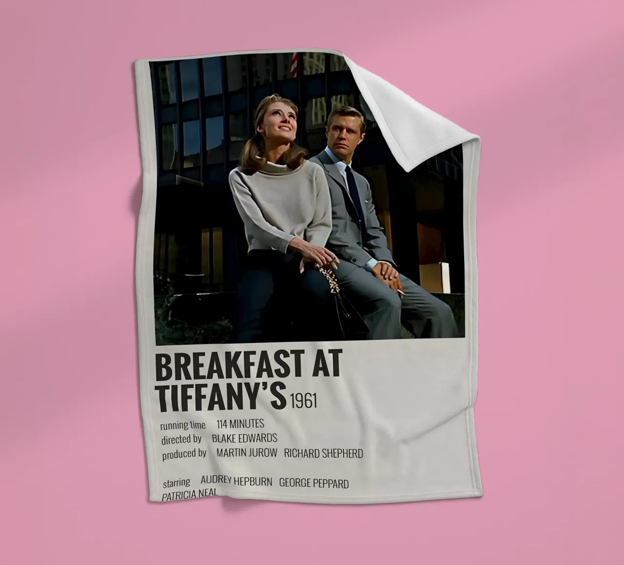 BREAKFAST AT TIFFANY'S 1961 coperta in pile da MVFminimalist