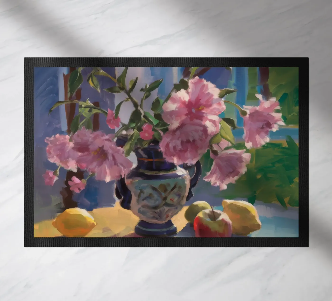 Peony Window Light doormat by Celestial Harmony