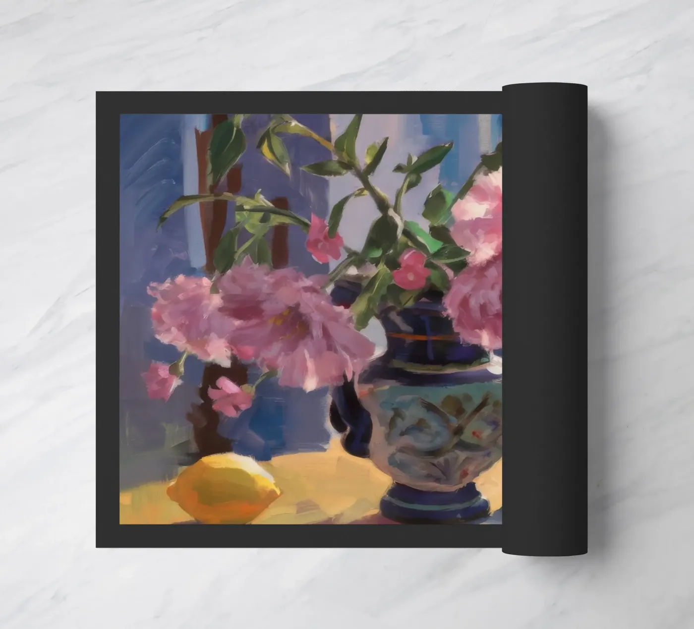 Peony Window Light doormat by Celestial Harmony