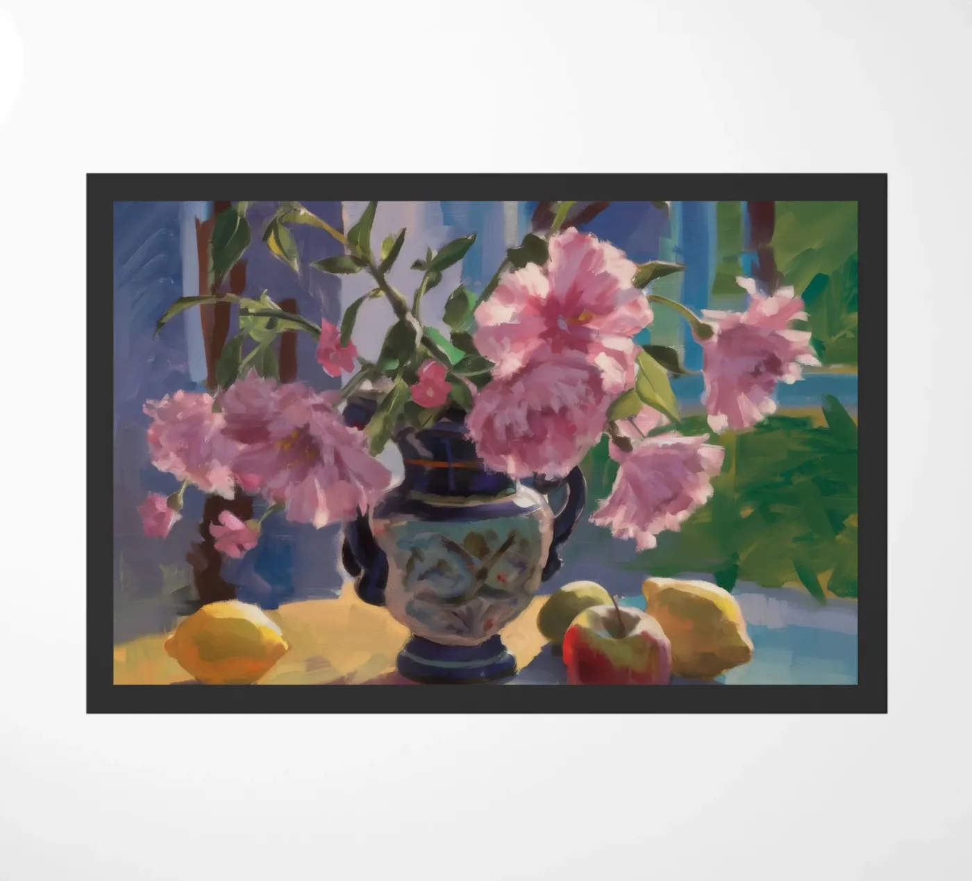 Peony Window Light doormat by Celestial Harmony