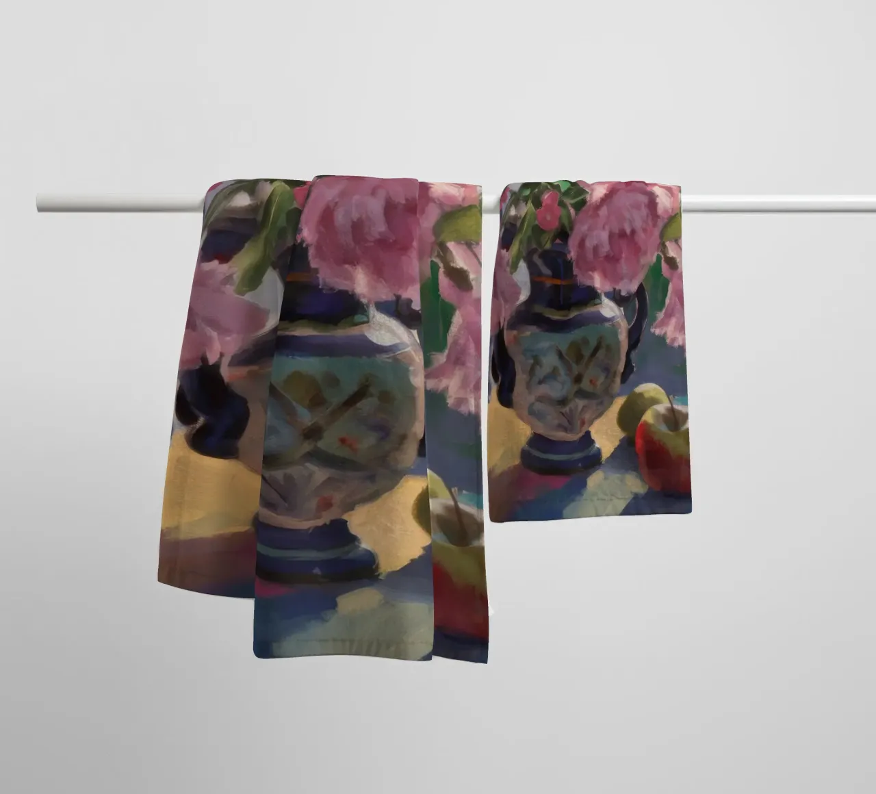 Peony Window Light towel by Celestial Harmony