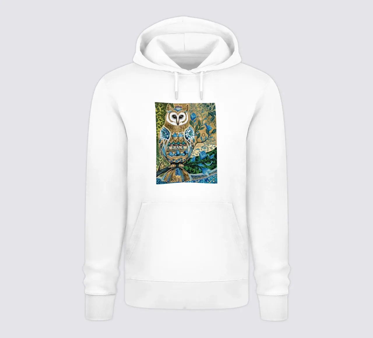 Gufo ornato Saggezza felpa con cappuccio da Dream Spectrum