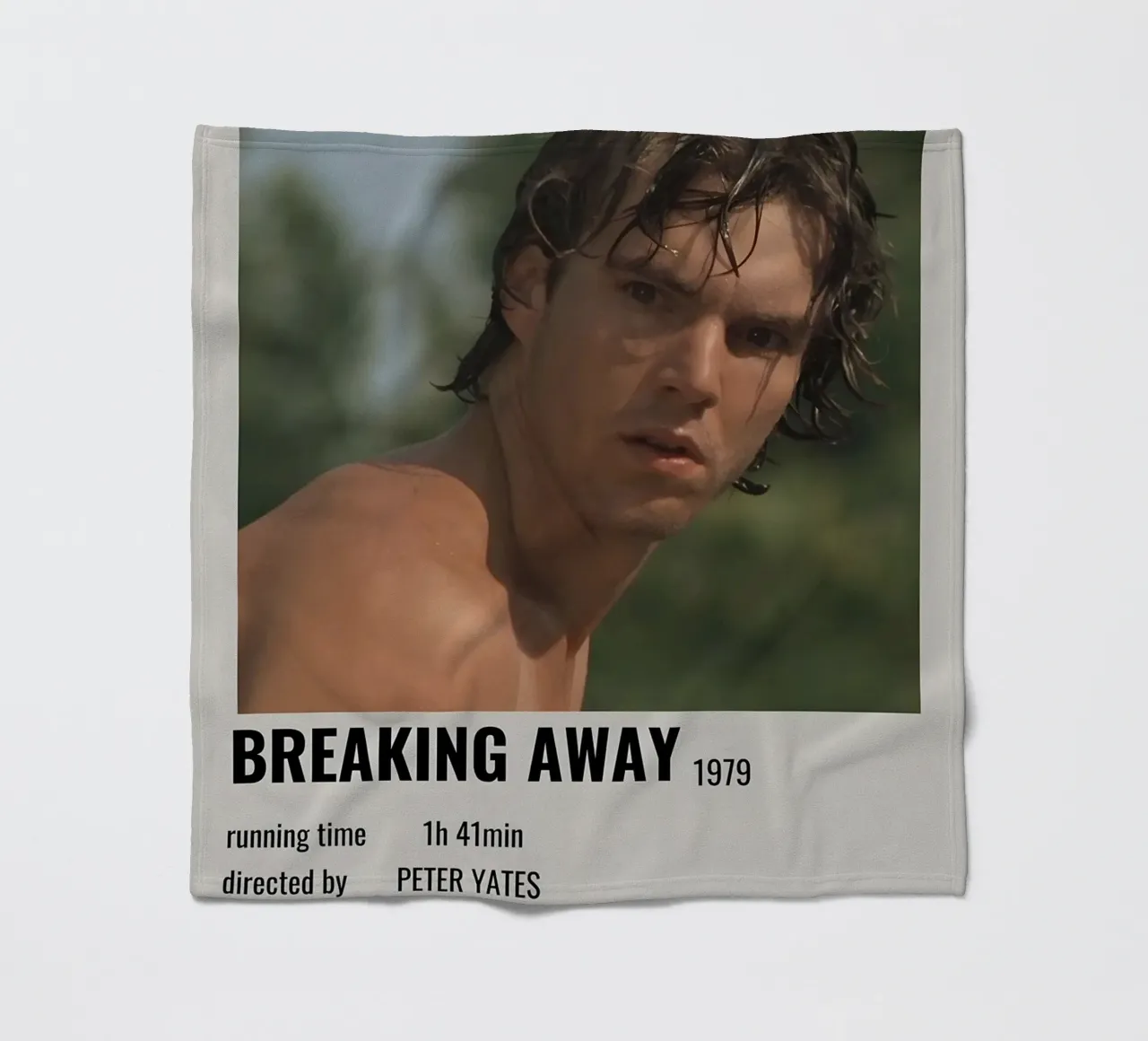 BREAKING AWAY 1979 fleece blanket by MVFminimalist