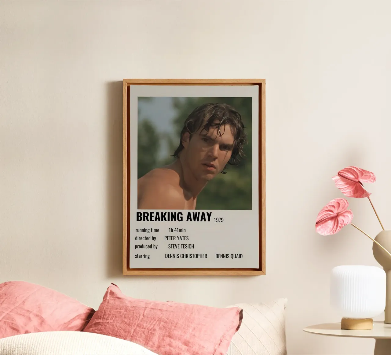 BREAKING AWAY 1979 canvas by MVFminimalist