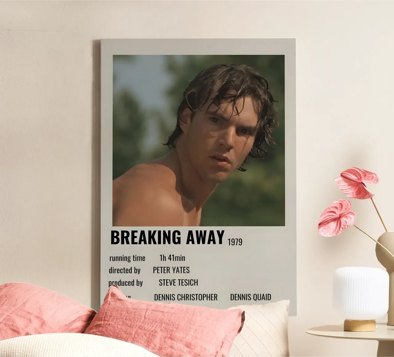 BREAKING AWAY 1979 canvas by MVFminimalist