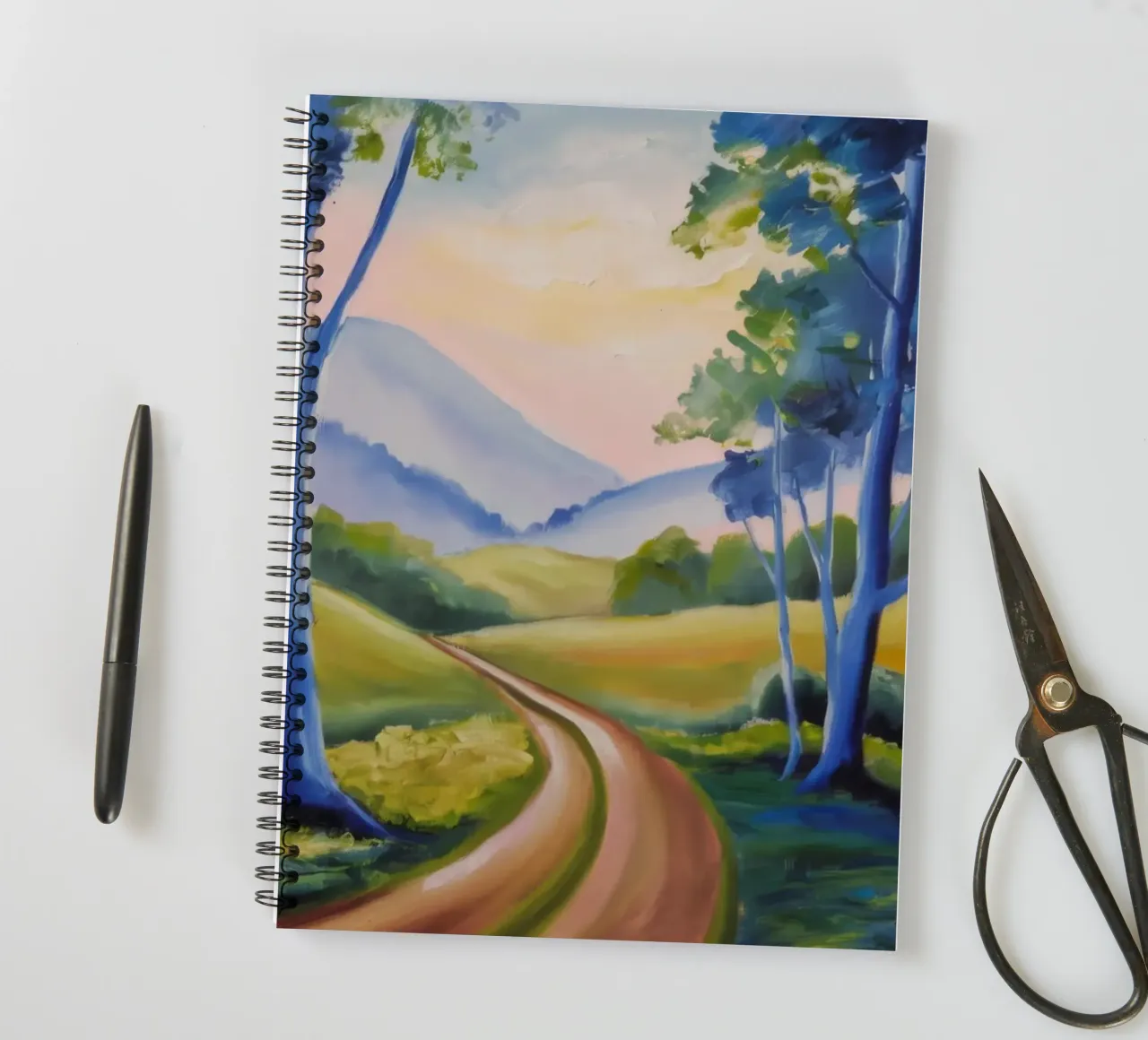 Twilight Path Journey spiral notebook by Dream Spectrum