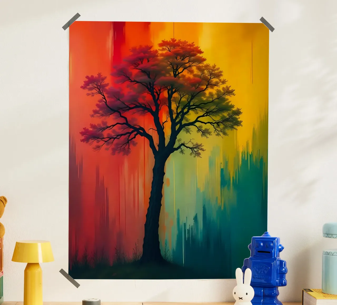 Albero_di_pittura_1 poster da Farb- und Blütenzauber by LK