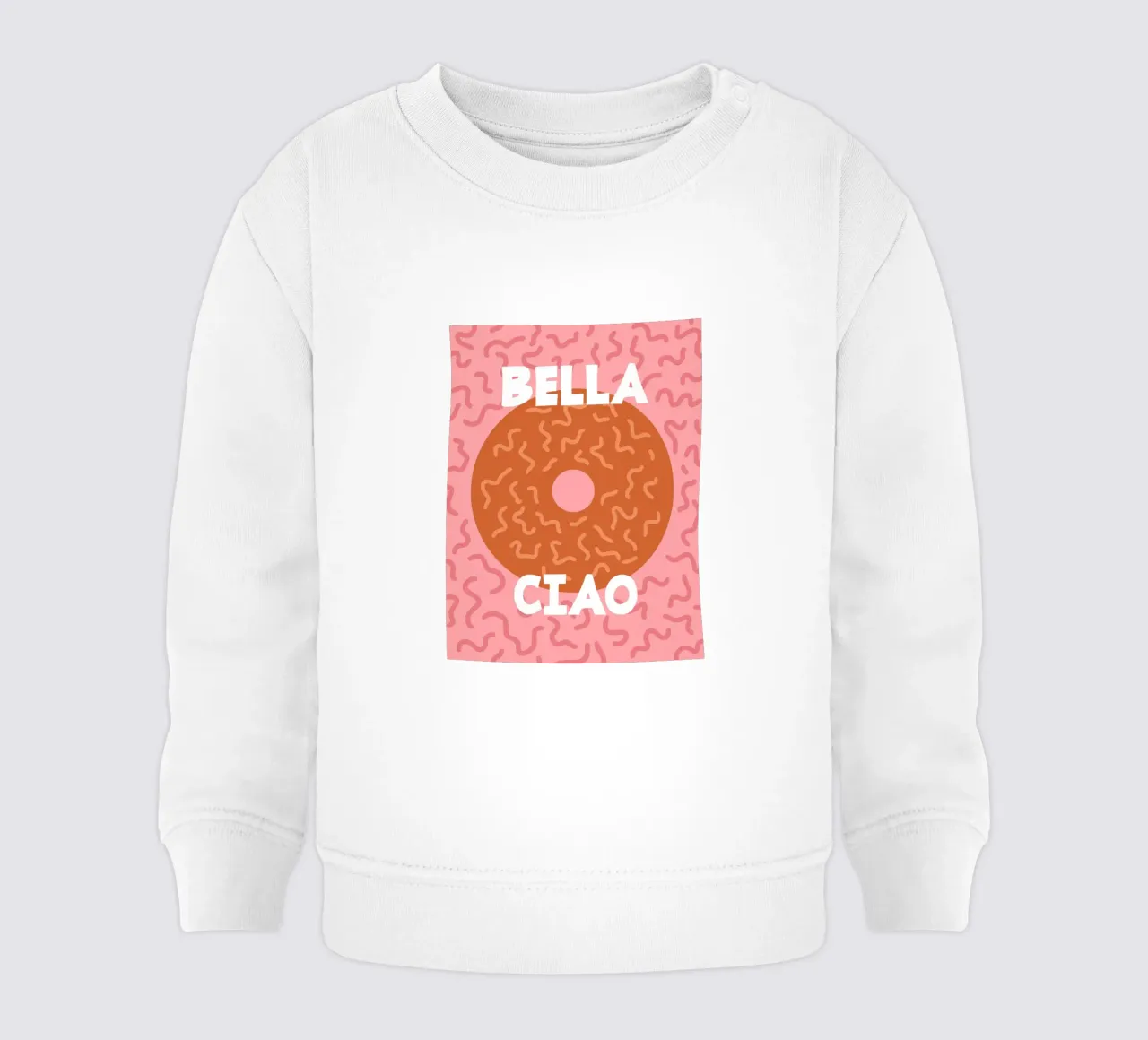 Bella Ciao felpa neonato da MODERN NUANCE