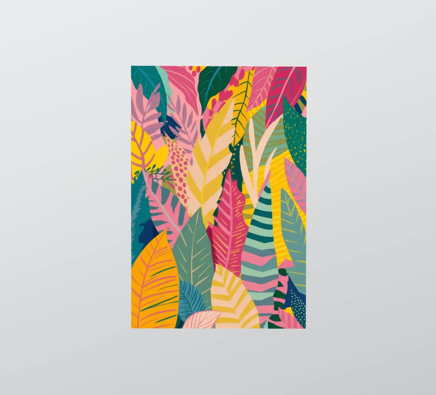 Vibrant Leaf Pattern autocollant de Silk Palette