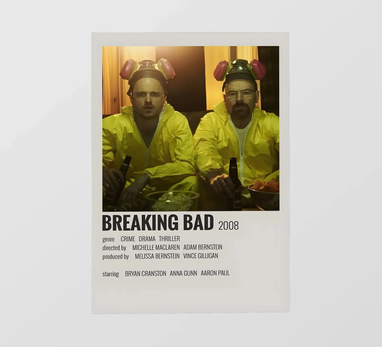 BREAKING BAD 2008 telo in pvc da MVFminimalist