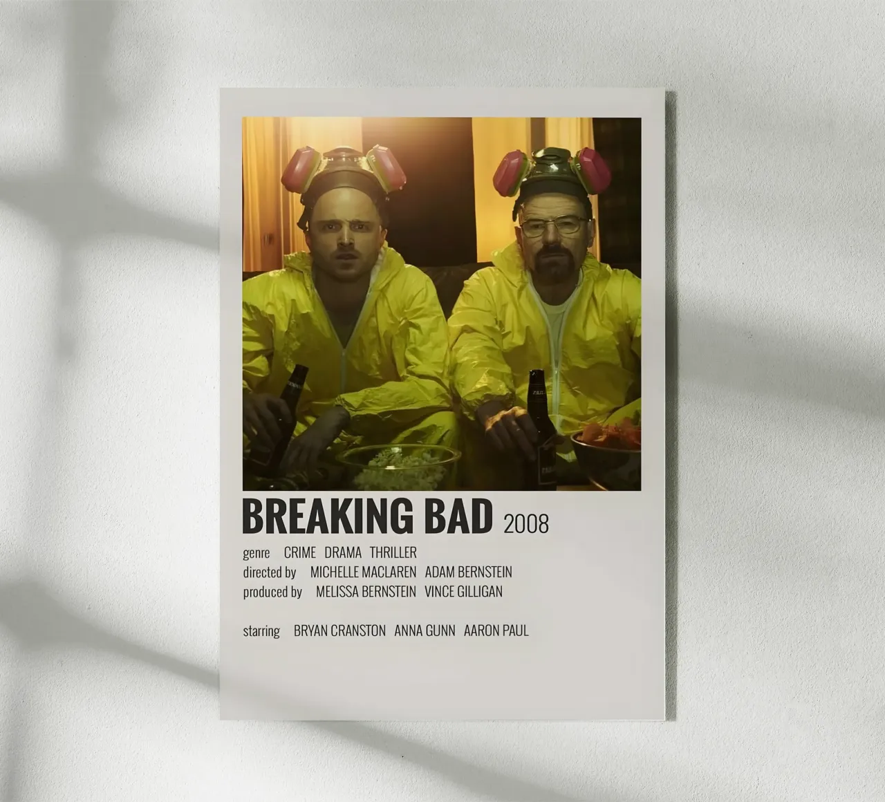 BREAKING BAD 2008 plexiglass da MVFminimalist