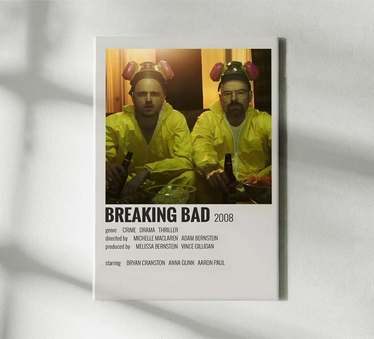 BREAKING BAD 2008 tela con Cornice a cassetta da MVFminimalist