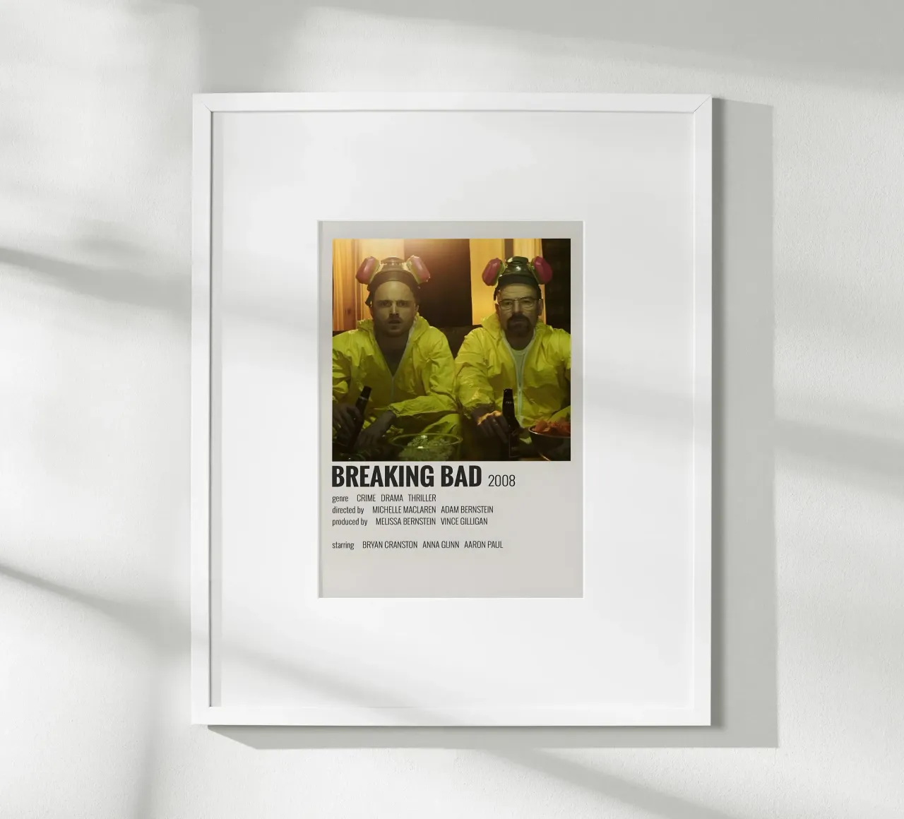 BREAKING BAD 2008 poster da MVFminimalist