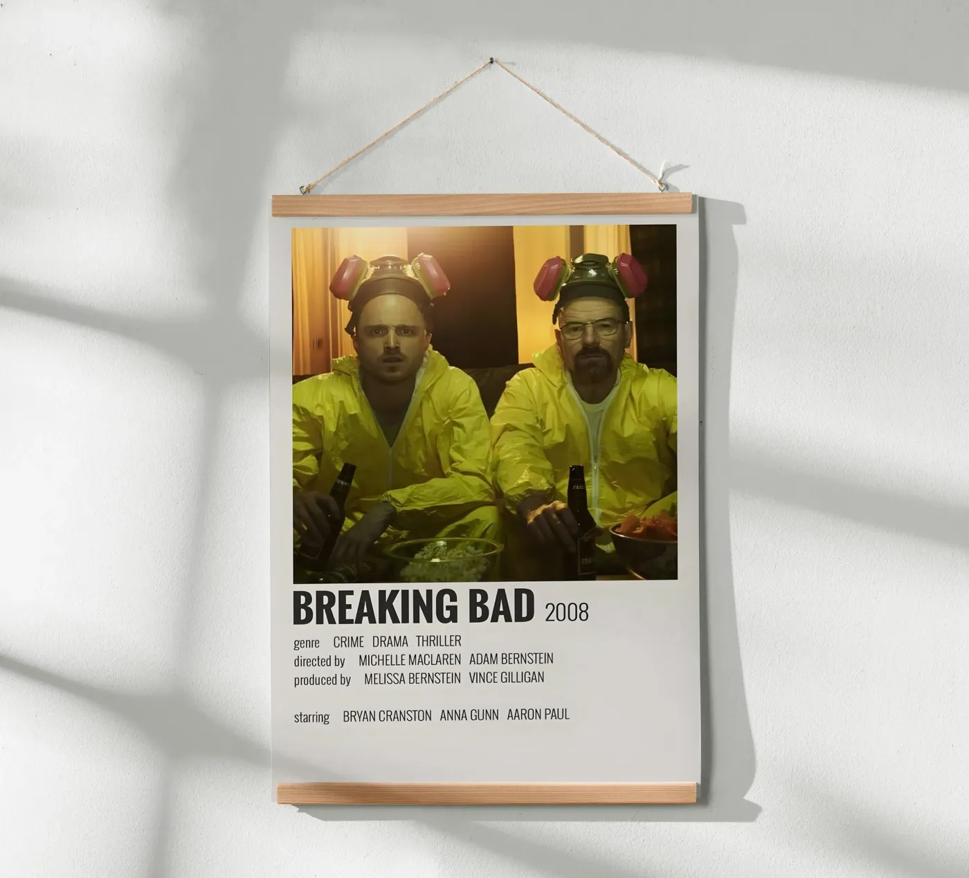 BREAKING BAD 2008 poster da MVFminimalist