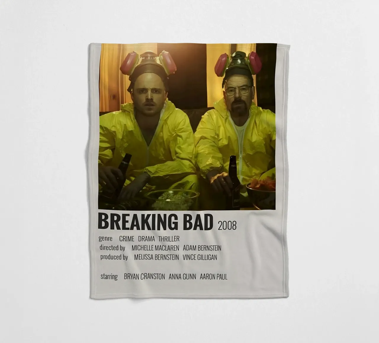 BREAKING BAD 2008 coperta in pile da MVFminimalist