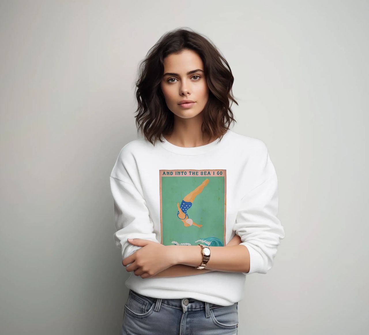 Ich gehe ins Meer, um meinen Verstand zu verlieren und meine Seele zu finden Sweatshirt von Christopher shop