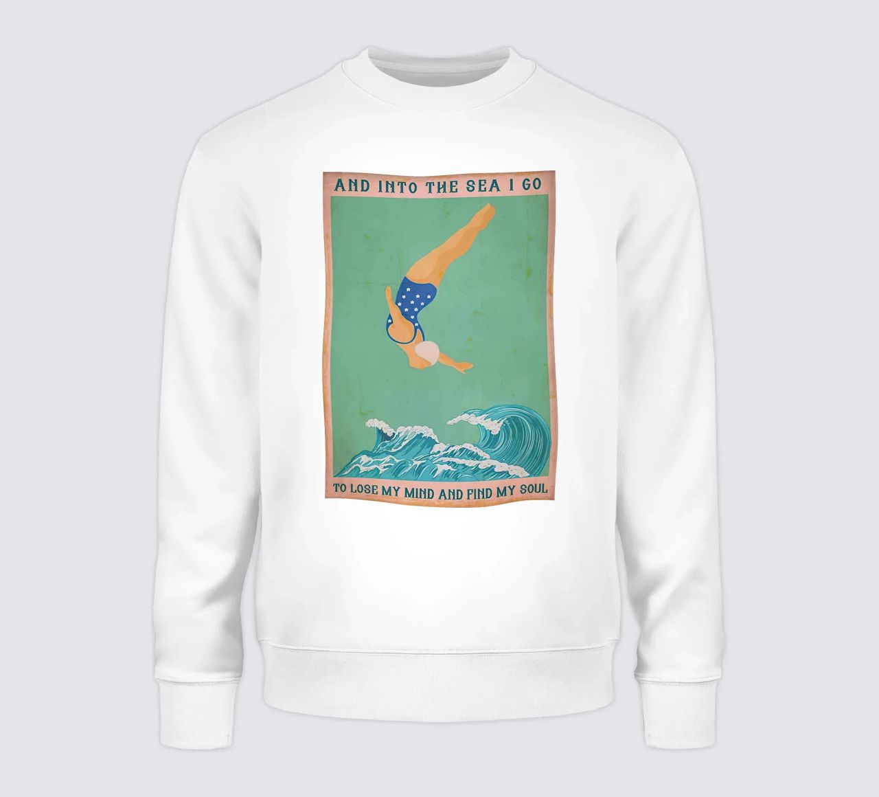 Ich gehe ins Meer, um meinen Verstand zu verlieren und meine Seele zu finden Sweatshirt von Christopher shop