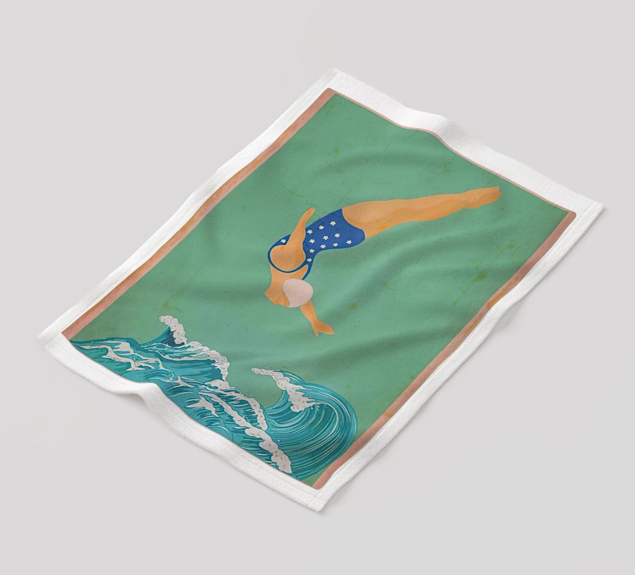 Ich gehe ins Meer, um meinen Verstand zu verlieren und meine Seele zu finden Fleecedecke von Christopher shop