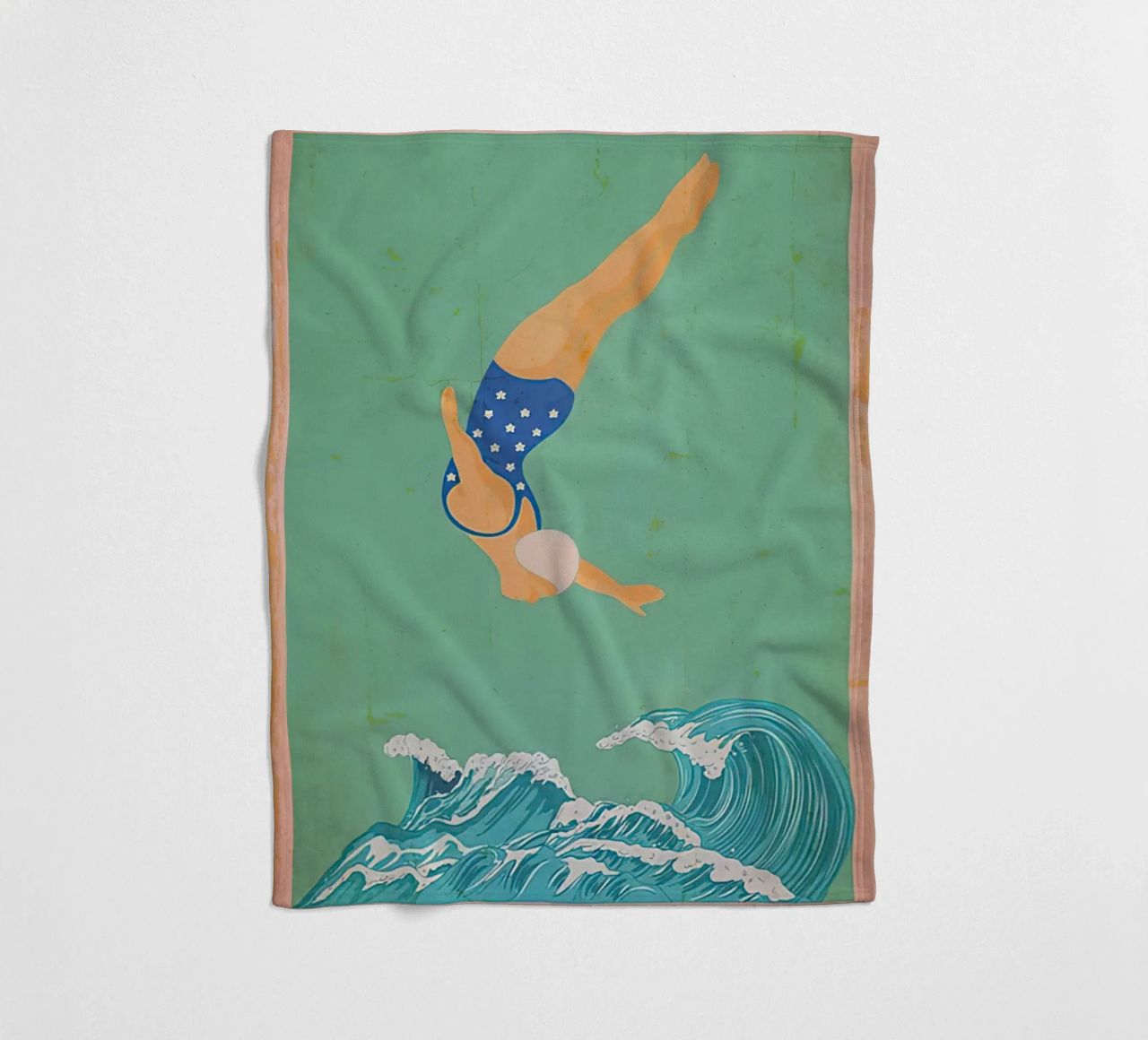 Ich gehe ins Meer, um meinen Verstand zu verlieren und meine Seele zu finden Fleecedecke von Christopher shop