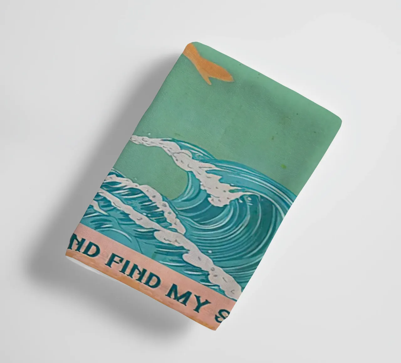 Into the Sea I Go To Lose My MInd And Find My Soul (Nel mare vado per perdere la mia anima e trovare la mia anima) asciugamano da bagno da Christopher shop