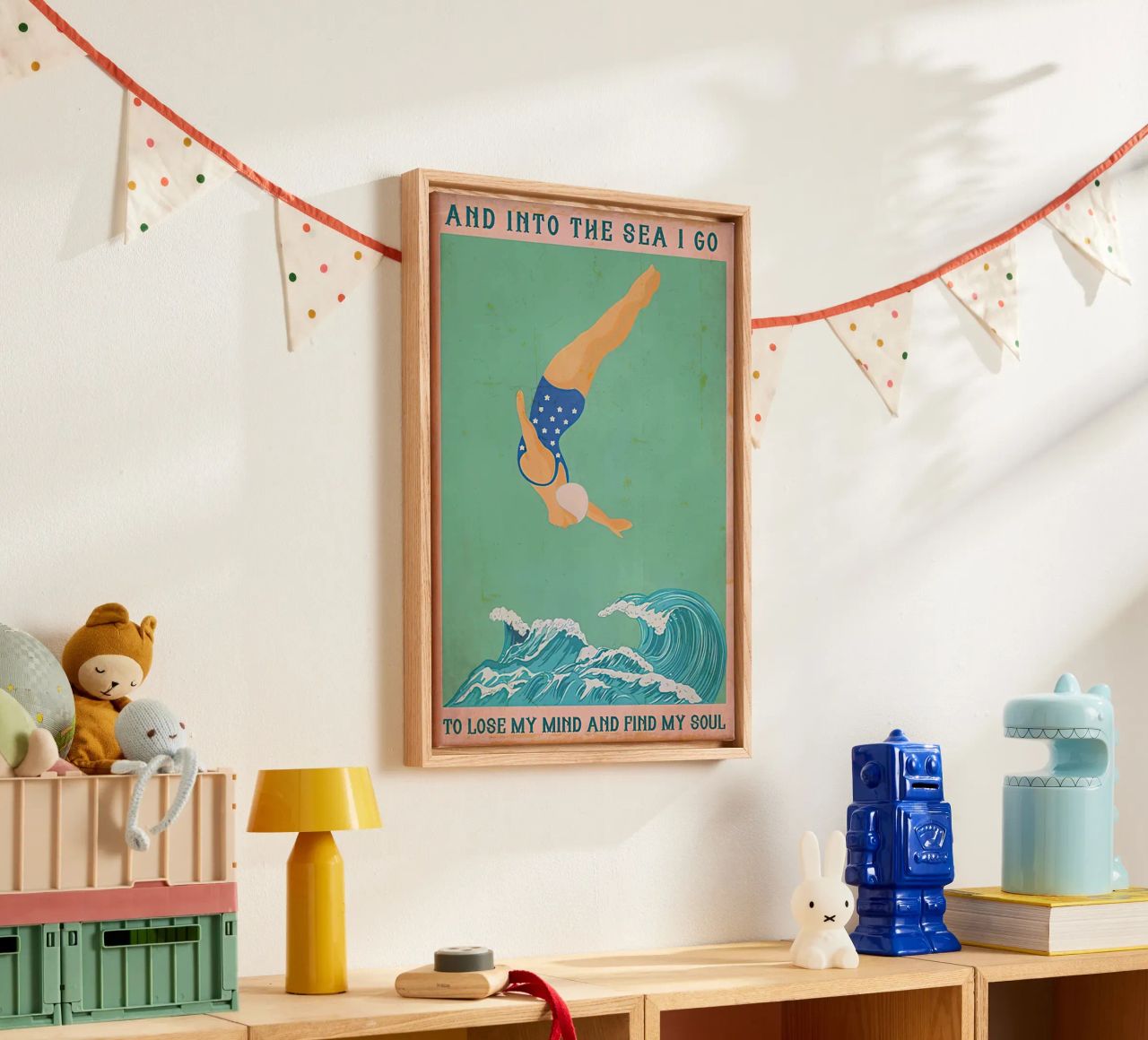 Into The Sea I Go To Lose My MInd And Find My Soul canvas by Christopher shop
