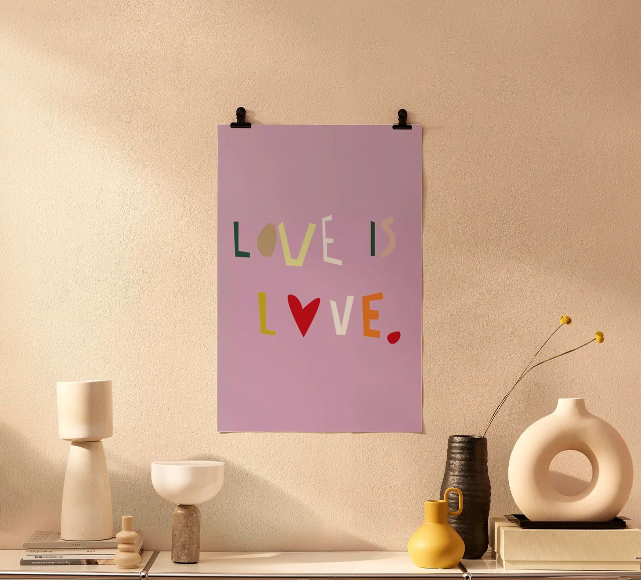 Love Is Love Poster von Helena Ravenne