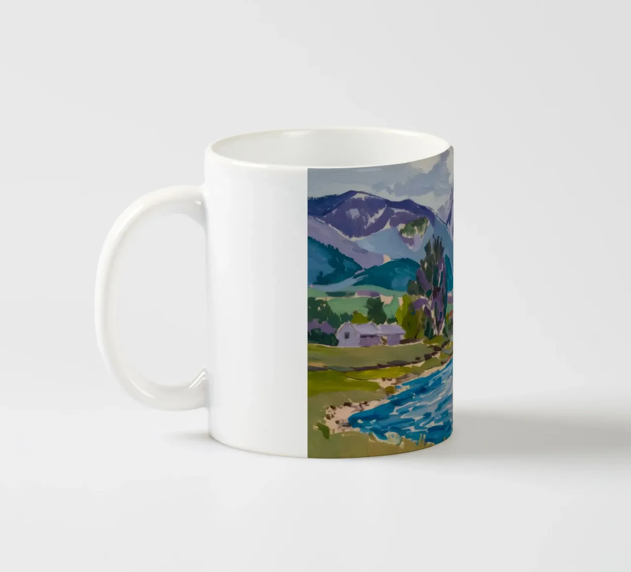 River Peak Serenity tazza in ceramica da Celestial Harmony