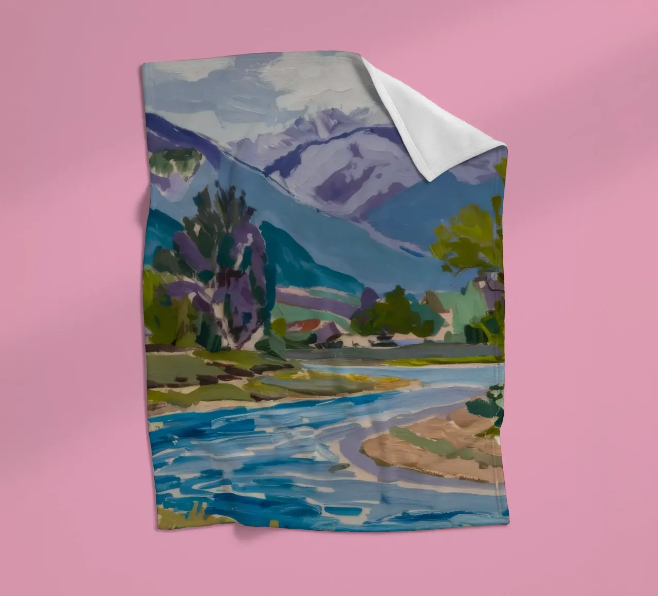 River Peak Serenity coperta in pile da Celestial Harmony