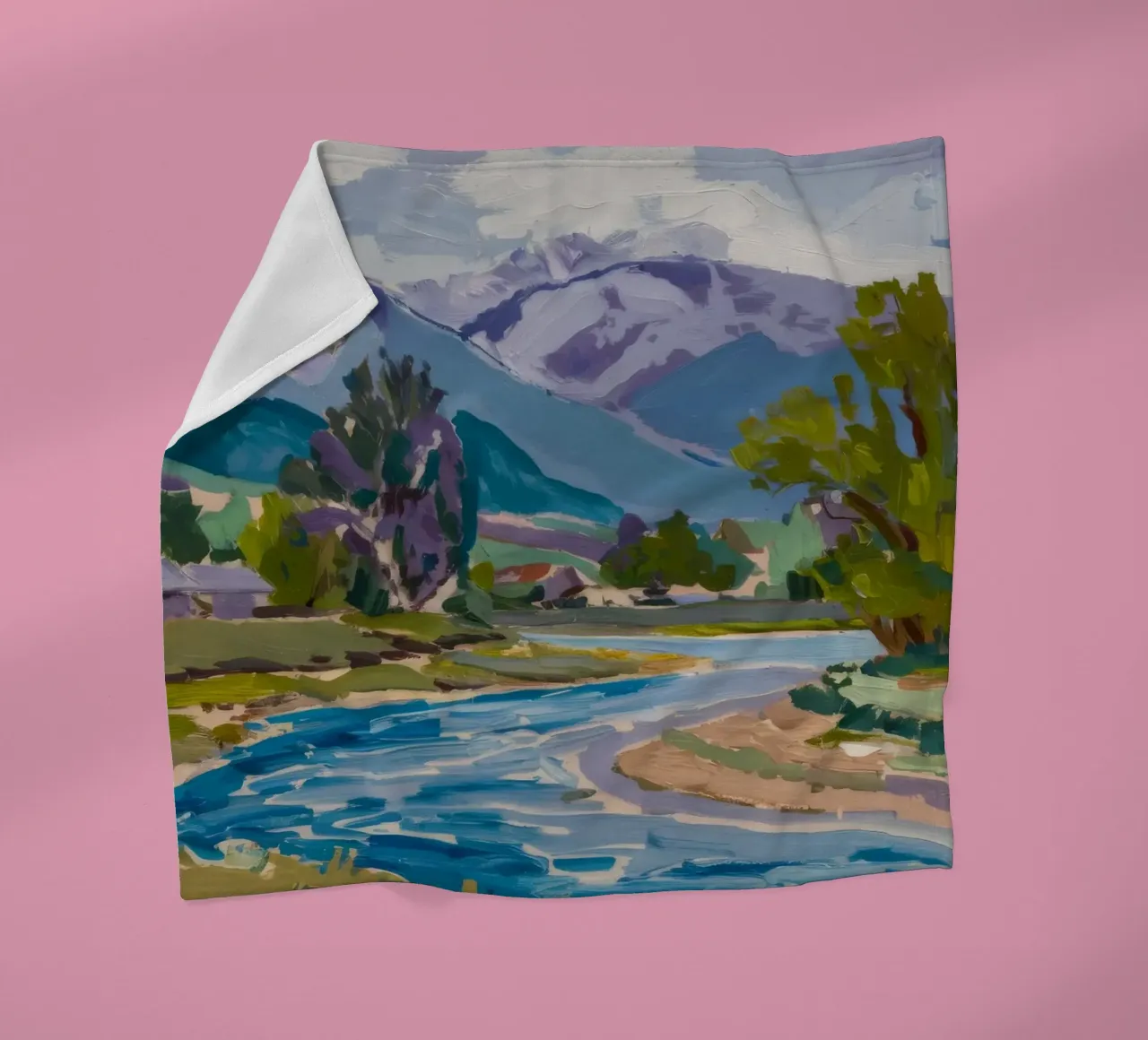 River Peak Serenity coperta in pile da Celestial Harmony
