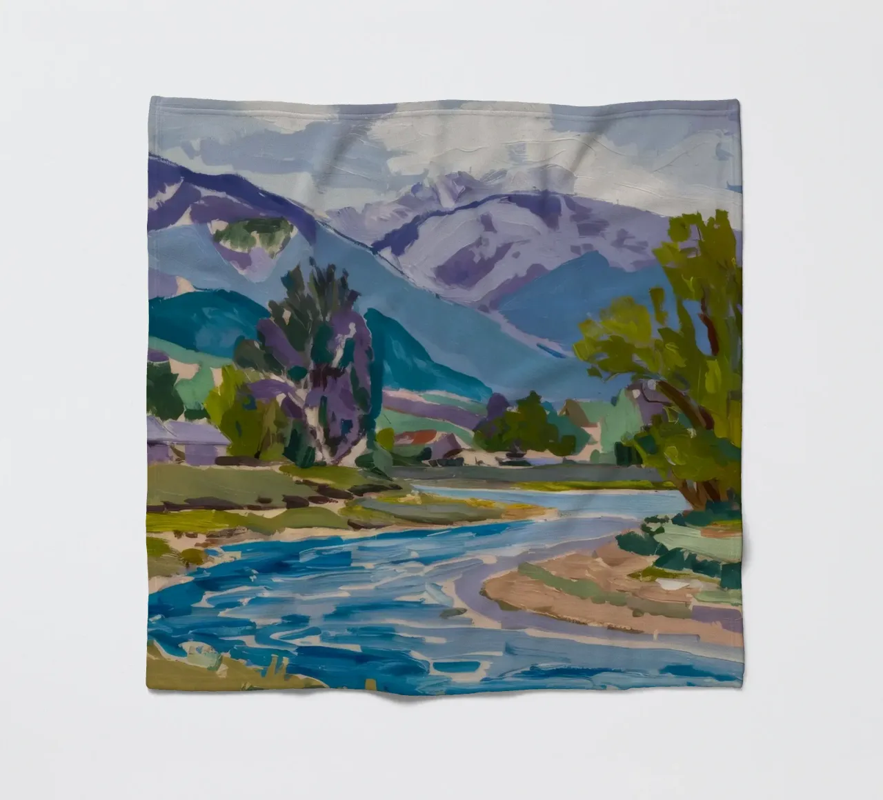 River Peak Serenity coperta in pile da Celestial Harmony