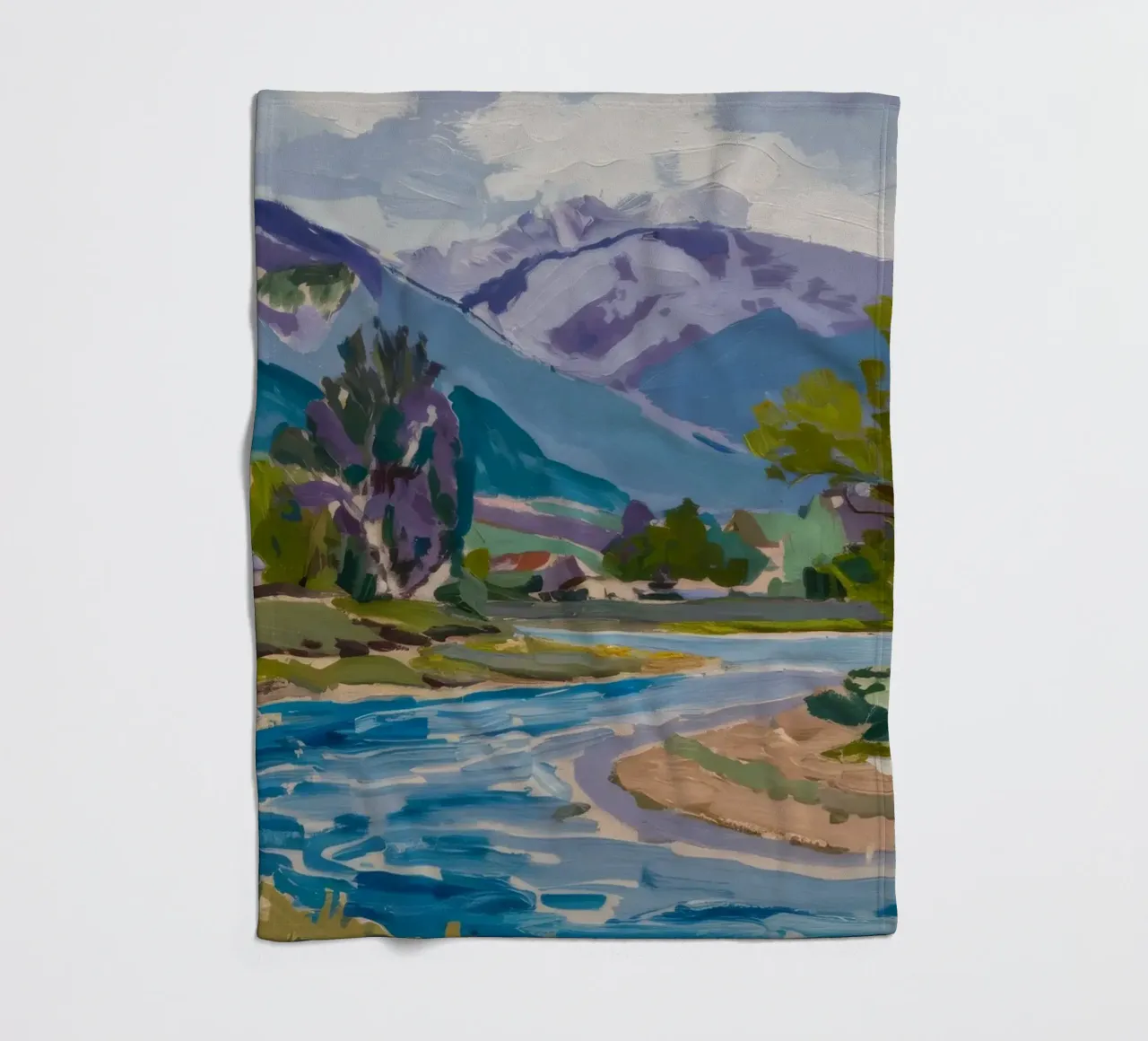 River Peak Serenity coperta in pile da Celestial Harmony