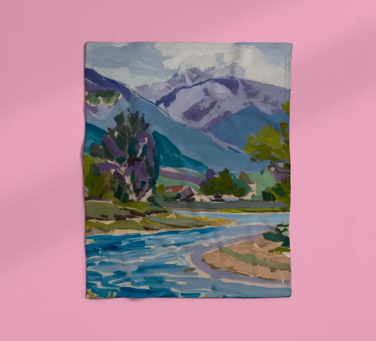 River Peak Serenity coperta in pile da Celestial Harmony