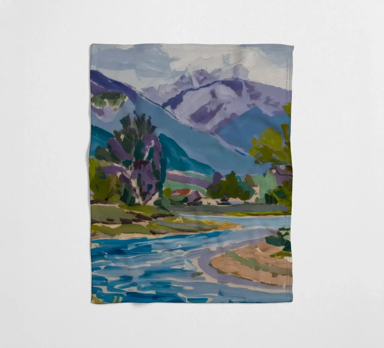 River Peak Serenity coperta in pile da Celestial Harmony