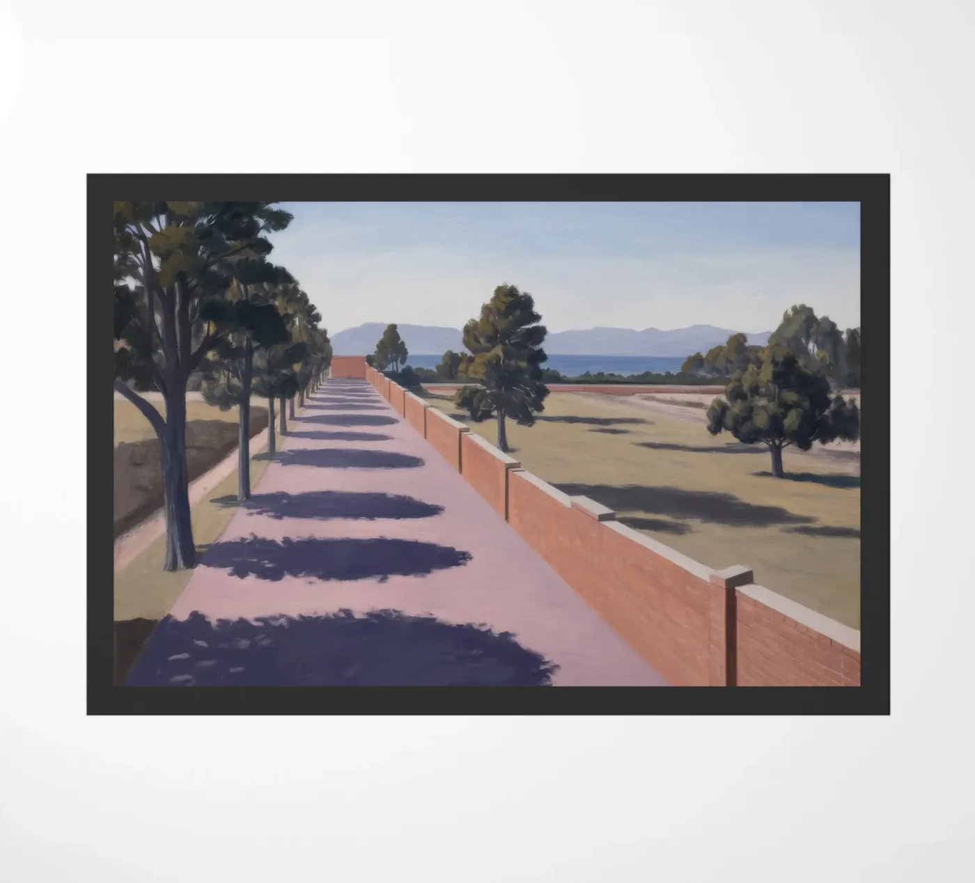 Shadowed Pathway Geometry deurmat van Opal Strokes