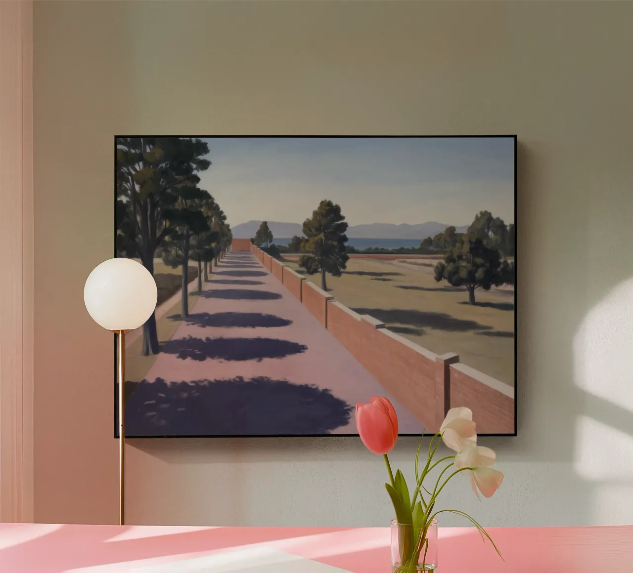 Shadowed Pathway Geometry plexiglass da Opal Strokes