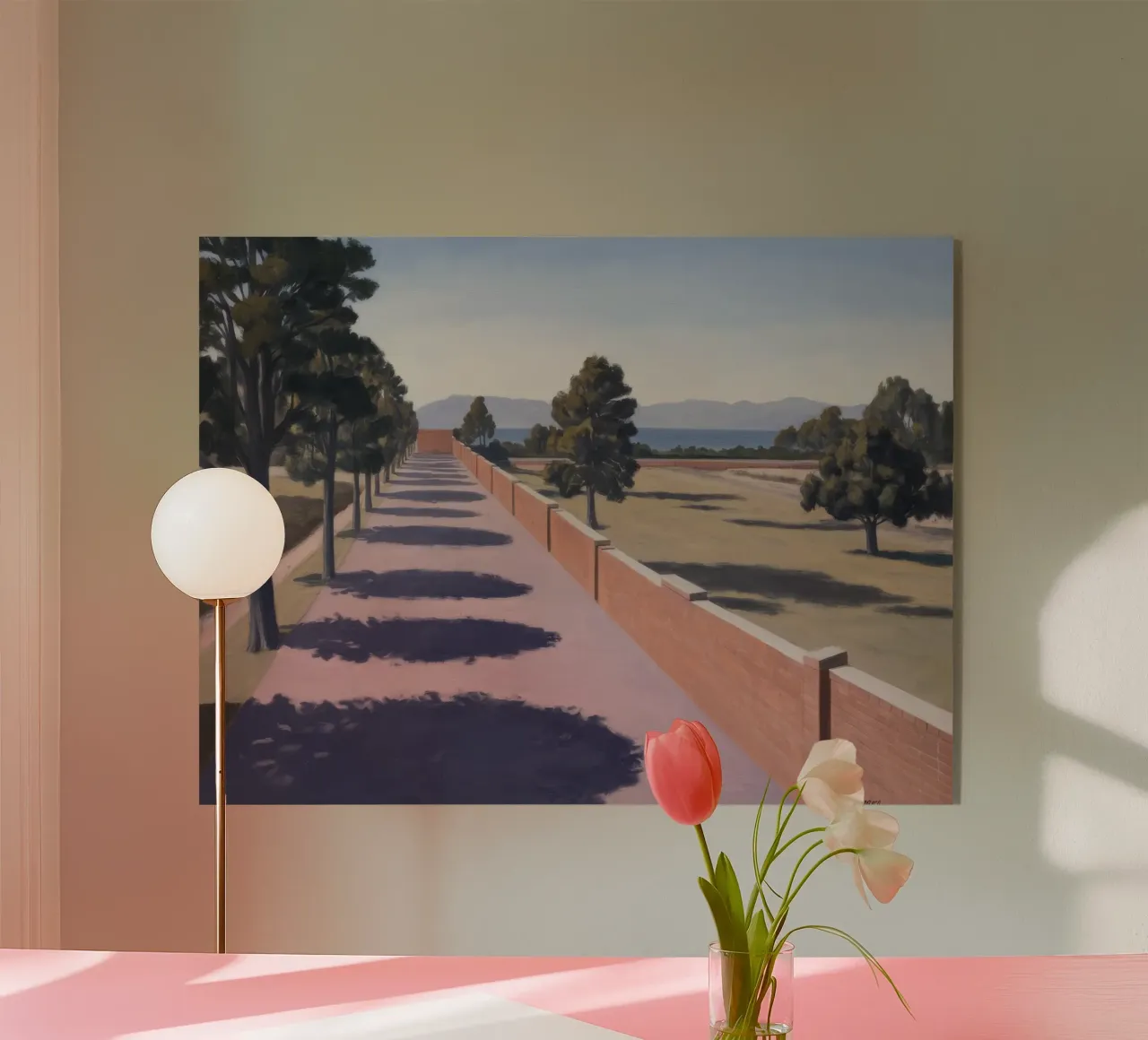 Shadowed Pathway Geometry plexiglass da Opal Strokes