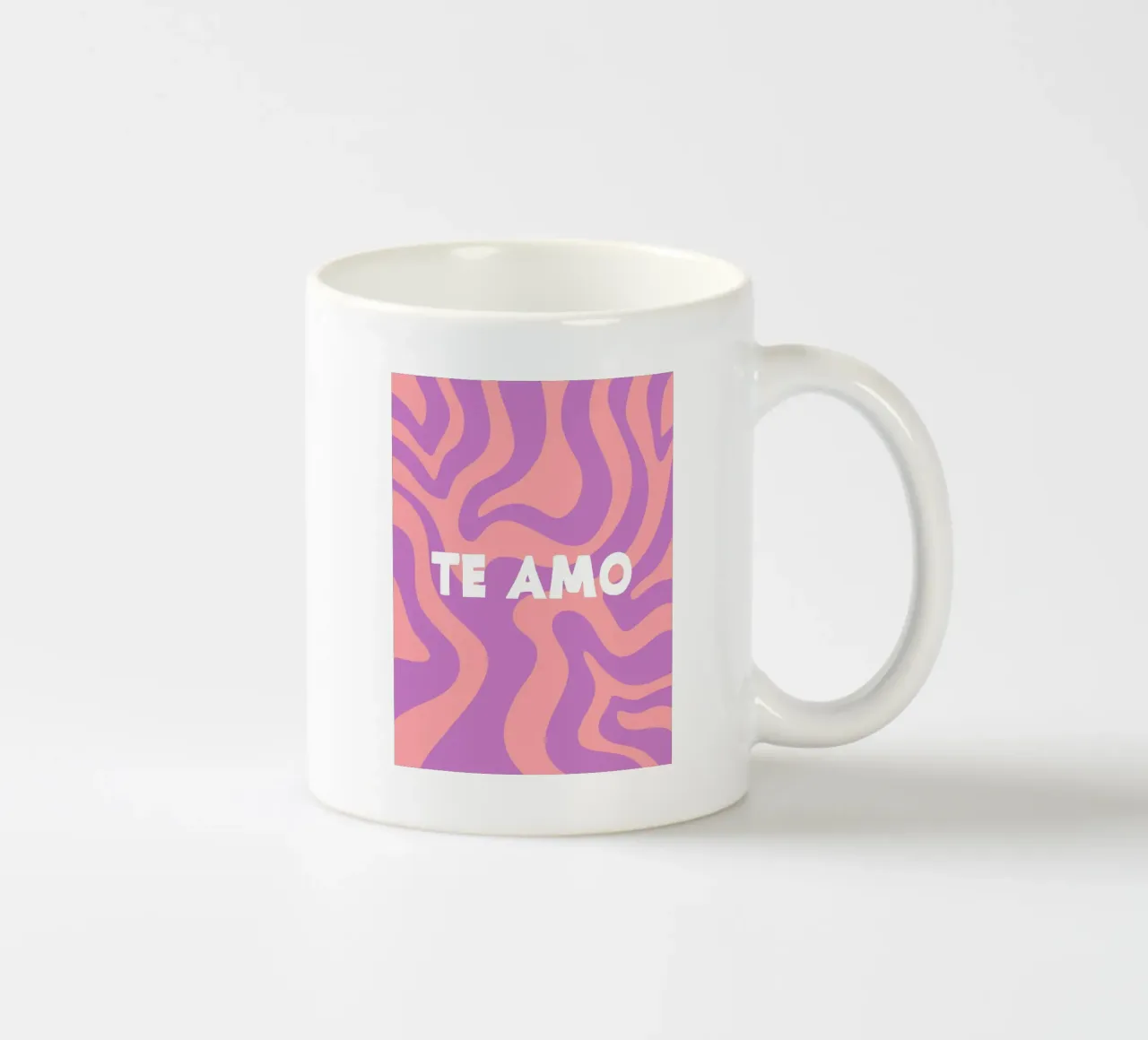 Te Amo tazza in ceramica da MODERN NUANCE