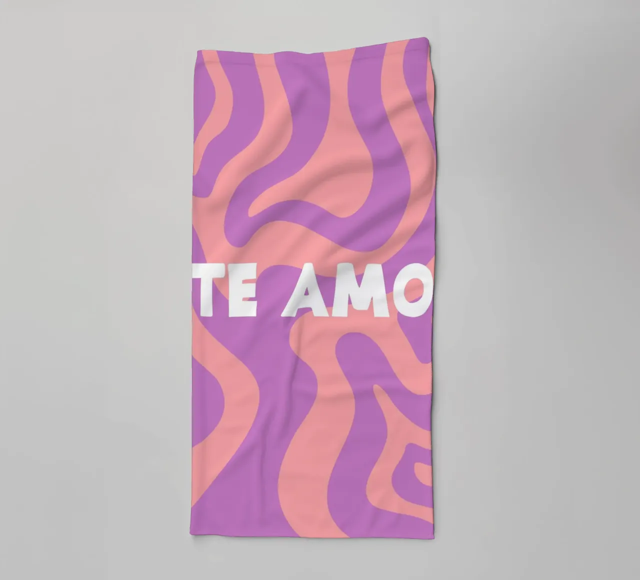 Te Amo asciugamano da bagno da MODERN NUANCE