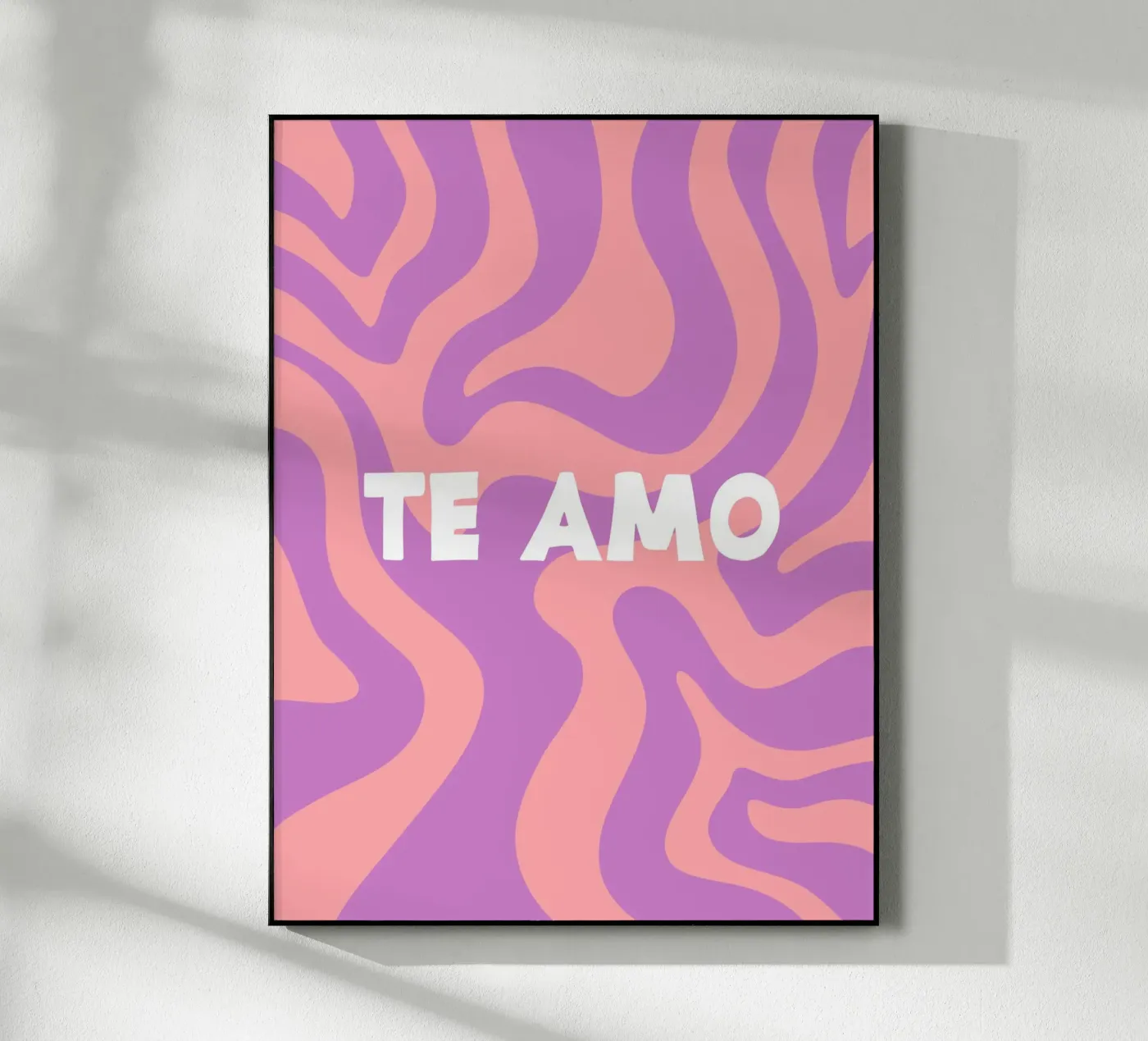 Te Amo acryl van MODERN NUANCE