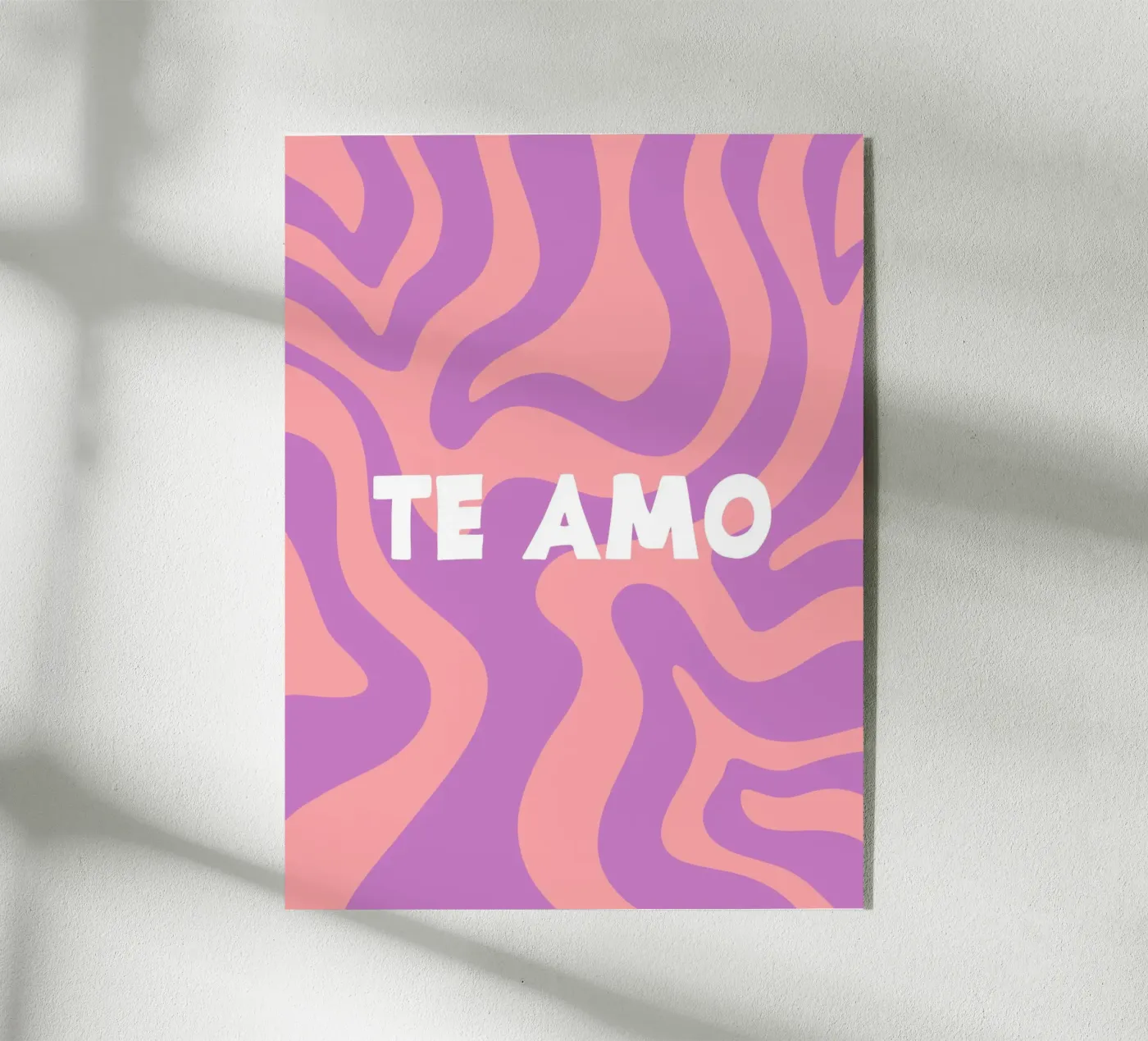 Te Amo acryl van MODERN NUANCE