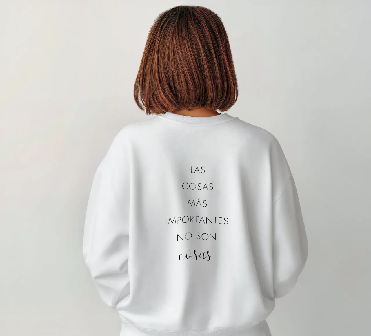 Die wichtigsten Dinge sind nicht die Dinge Sweatshirt von NouveauPrints