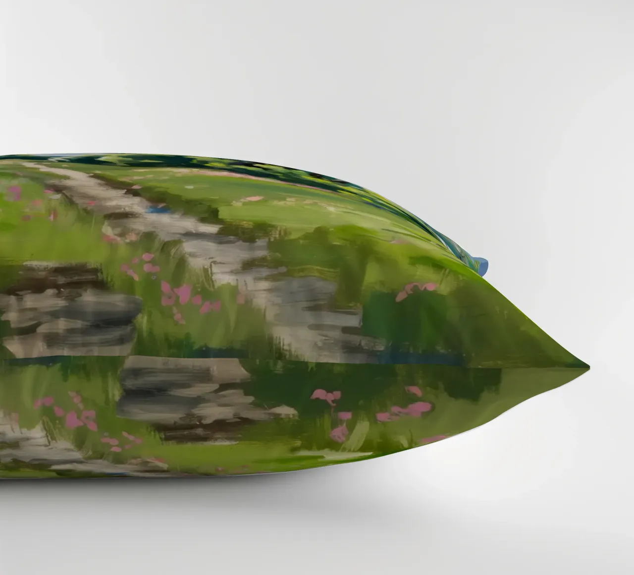 Verdant Path Vanish decorative cushion by Celestial Harmony