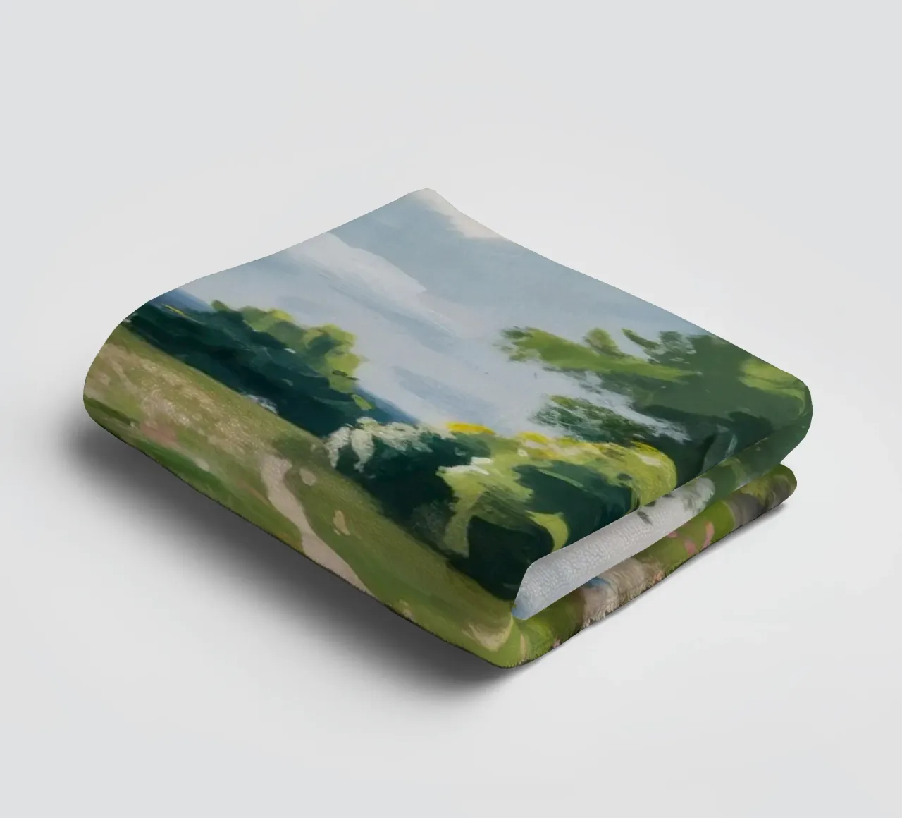 Verdant Path Vanish towel by Celestial Harmony