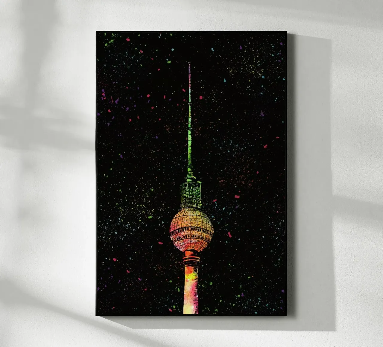 Acrylic Splatter TV Tower plexiglass da KP Design