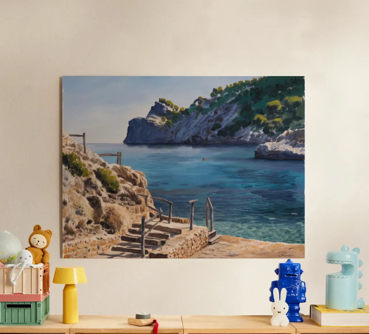 Santuario Azure Cove plexiglass da Opal Strokes